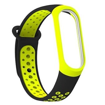 Beline belt Mi Band 3/4 design black-yellow / black-yellow