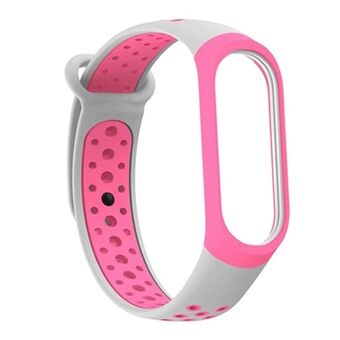 Beline belt Mi Band 3/4 design pink-gray / pink-gray