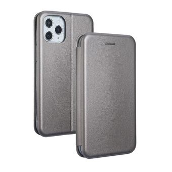 Beline Book Magnetic iPhone 12 mini case steel/steel