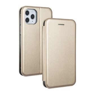 Beline Book Magnetic iPhone 12 mini case gold/gold