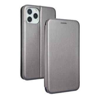 Beline Book Magnetic Case iPhone 12/12 Pro 6.1" steel/steel