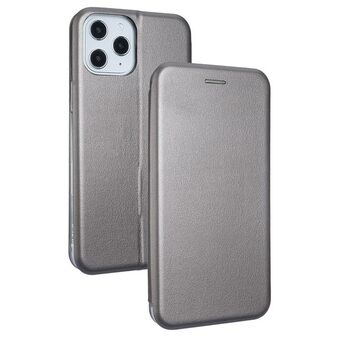 Beline Book Magnetic Case iPhone 12 Pro Max 6.7" steel/steel