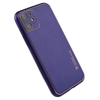 Beline Leather Case iPhone 12 purple / purple