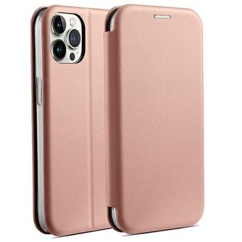 Beline Book Magnetic iPhone 14 Pro 6.1" case in rose gold/rose gold