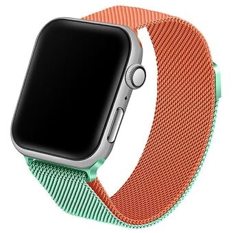 Beline Apple Watch Stålrem 42/44/45/49 mm grøn/orange grøn/orange