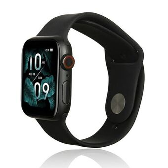 Beline Apple Watch Silikonebånd 38/40/41mm sort/sort