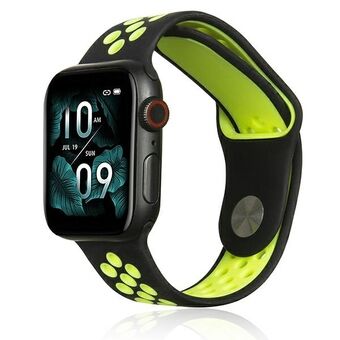 Beline Apple Watch Sport Silicone band 38/40/41 mm black/lime black/lime