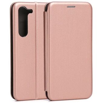 Beline Book Magnetic Case Samsung S23 S911 rose gold/rose gold