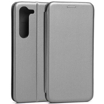 Beline Book Magnetic Case Samsung S23 S911 steel/steel