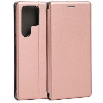 Beline Book Magnetic Case Samsung S23 Ultra S918 rose gold/rose gold