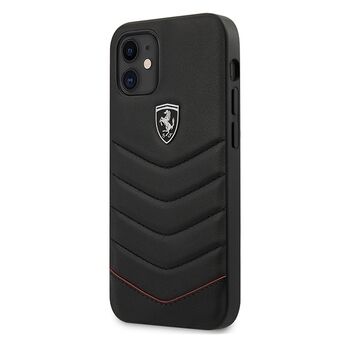 Ferrari FEHQUHCP12SBK iPhone 12 mini 5.4 "black / black hardcase Off Track Quilted