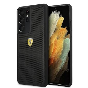 Ferrari FESPEHCS21LBK S21 Ultra G996 black / black hardcase On Track Perforated