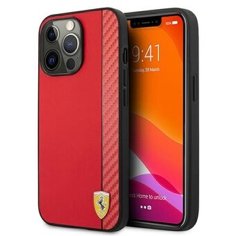 Ferrari FESAXHCP13XRE iPhone 13 Pro Max 6.7 "red / red hardcase On Track Carbon Stripe