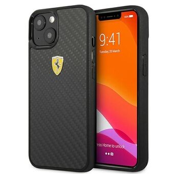 Ferrari FEHCP13SFCABK iPhone 13 mini 5.4 "black / black hardcase On Track Real Carbon