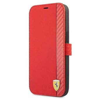 Ferrari FESAXFLBKP13LRE iPhone 13 Pro / 13 6.1 "red / red book On Track Carbon Stripe