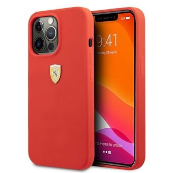 Ferrari FESSIHCP13XRE iPhone 13 Pro Max 6.7 "red / red hardcase silicone