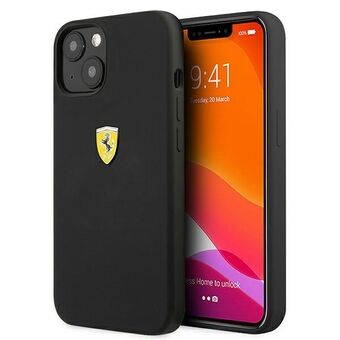 Ferrari FESSIHCP13SBK iPhone 13 mini 5.4" black / black hardcase silicone