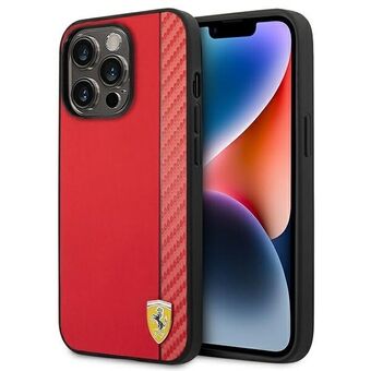 Ferrari FEHCP14LAXRE iPhone 14 Pro 6.1" red / red hardcase Carbon