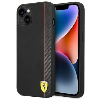 Ferrari FEHCP14SAXBK iPhone 14 6.1" black / black hardcase Carbon