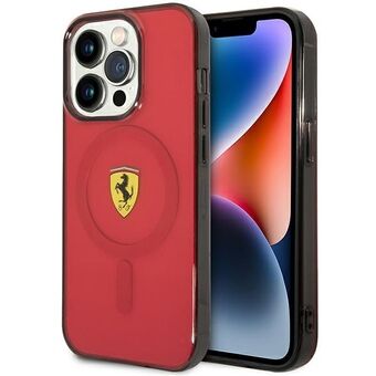 Ferrari FEHMP14XURKR iPhone 14 Pro Max 6.7" red/red hard case Translucent Magsafe