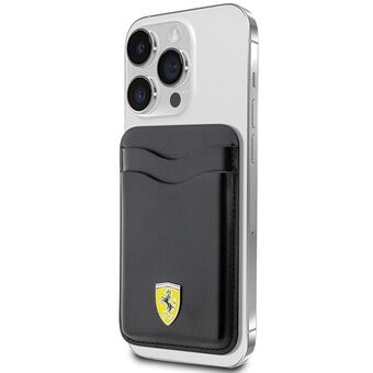 Ferrari Wallet Card Slot FEWCMRSIK black/black MagSafe Leather 2023 Collection