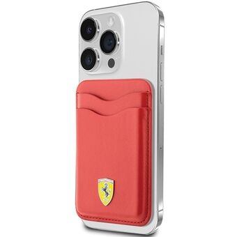 Ferrari Wallet Card Slot FEWCMRSIR red/red MagSafe Leather 2023 Collection