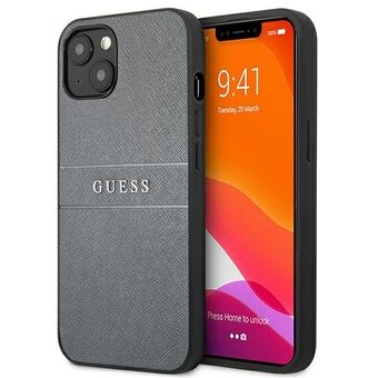 Guess GUHCP13SPSASBGR iPhone 13 mini 5.4 "gray / gray Saffiano strap