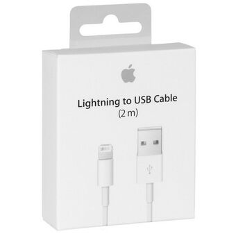 Cable Apple MD819ZM / A blister 2m iPhone 5 / SE / 6/6 Plus / 7/7 Plus / 8/8 Plus / X / Xs / Xs Max / Xr