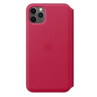 Case Apple MY1N2ZM / A iPhone 11 Pro Max raspberry / raspberry leather book