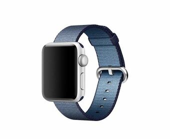 Apple Watch Band MPW82ZM/A 42/44/45mm Woven Nylon Band Navy/Navy