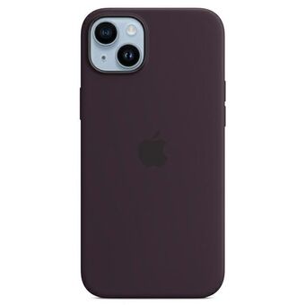 Case Apple MPT93ZM/A iPhone 14 Plus 6.7" MagSafe black purple/elderberry silicone case