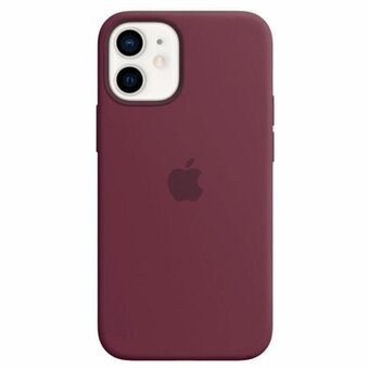 Case Apple MHKQ3ZM/A iPhone 12 mini 5.4" MagSafe purple/plum silicone case