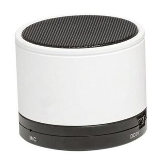 White 3W multimedia Bluetooth speaker