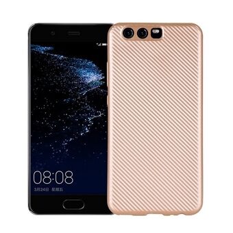 Carbon Fiber Case Huawei P10 gold / gold