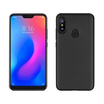 Carbon Fiber Case Xiaomi Redmi Note 6 Pro black / black