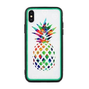 Case Hearts iPhone Xs Max design 4 clear (pineapple)