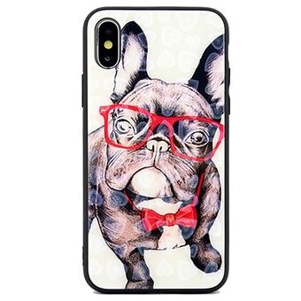 Hearts Glass iPhone 6 / 6S case design 4 (dog)