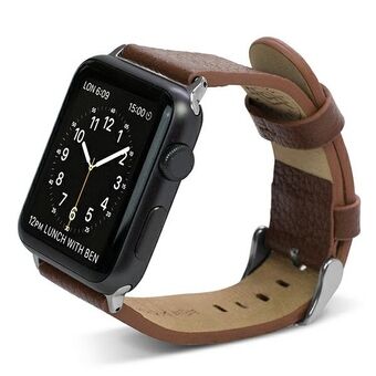 X-Doria Lux Apple Watch strap 38 / 41mm brown / brown 23820