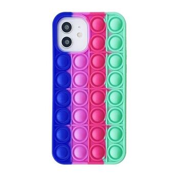 Anti-Stress iPhone 13 Pro BOX case navy blue / pink / raspberry / pistachio