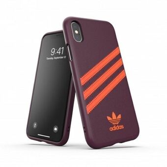 Adidas OR Molded PU iPhone X / XS burgundy-orange / maroon-orange 40561