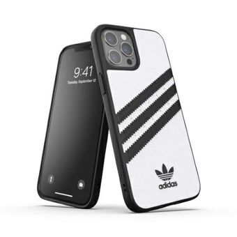 Adidas OR Molded case PU iPhone 12 Pro Max white-black / white-black 42239