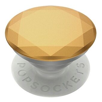 Popsockets 2 Metallic Diamond Medallion Gold 800938 Phone Holder and Stand - Premium