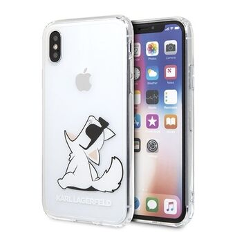 Karl Lagerfeld KLHCPXCFNRC iPhone X / Xs hardcase transparent Choupette Fun