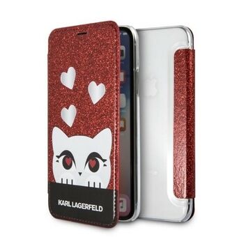 Karl Lagerfeld KLFLBKPXVDCRE iPhone X/XS Red/Red Book Valentine