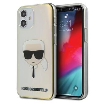 Karl Lagerfeld KLHCP12SPCKHML iPhone 12 mini 5.4 "multicolored hardcase iridescent Karl\'s head