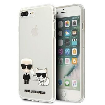 Karl Lagerfeld KLHCI8LCKTR iPhone 7/8 Plus hard case Transparent Karl & Choupette