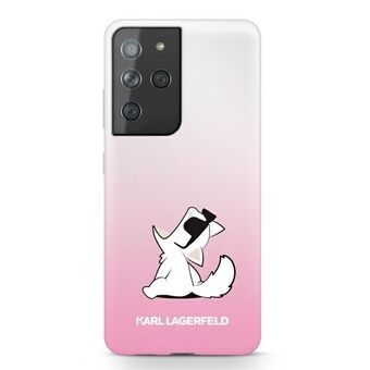 Karl Lagerfeld KLHCS21LCFNRCPI S21 Ultra G998 hardcase pink / pink Choupette Fun