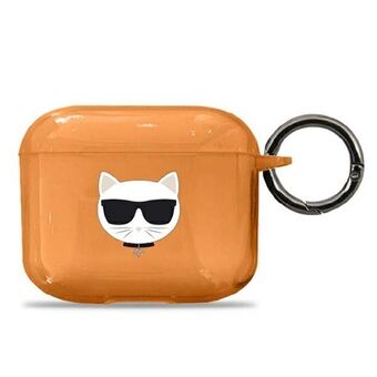 Karl Lagerfeld KLA3UCHFO AirPods 3 cover orange / orange Choupette