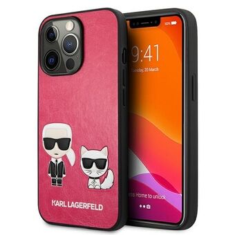 Karl Lagerfeld KLHCP13LPCUSKCP iPhone 13 Pro / 13 6.1 "fuchsia / fuchsia hardcase Ikonik Karl & Choupette