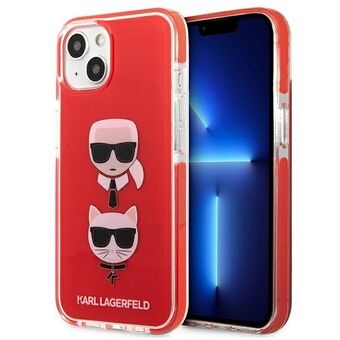 Karl Lagerfeld KLHCP13STPE2TR iPhone 13 mini 5.4 "hardcase red / red Karl & Choupette Head